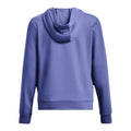 Blue - Back - Under Armour Womens-Ladies Rival Terry Hoodie