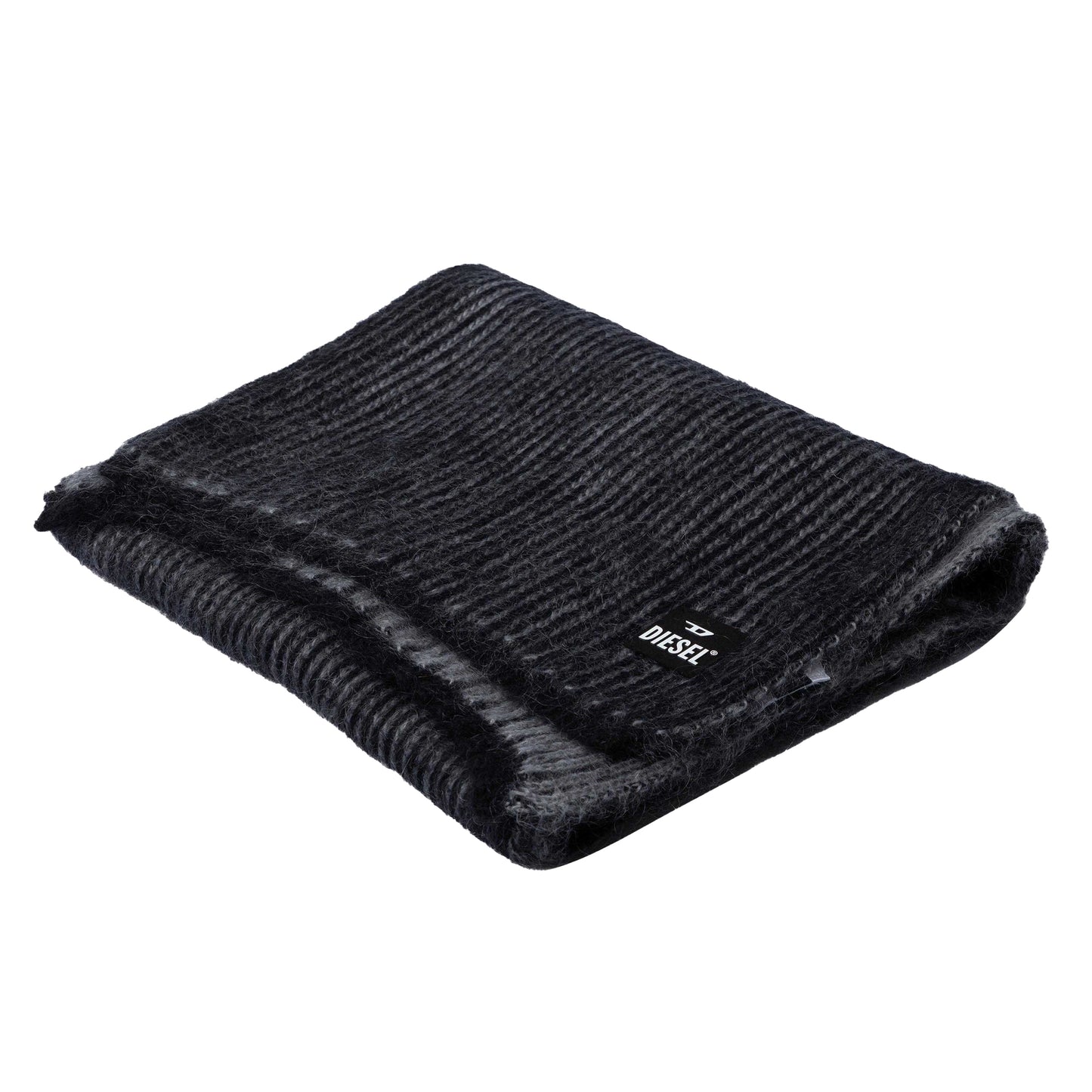 Black - Back - Diesel Unisex Adult K-Edro Mohair Scarf