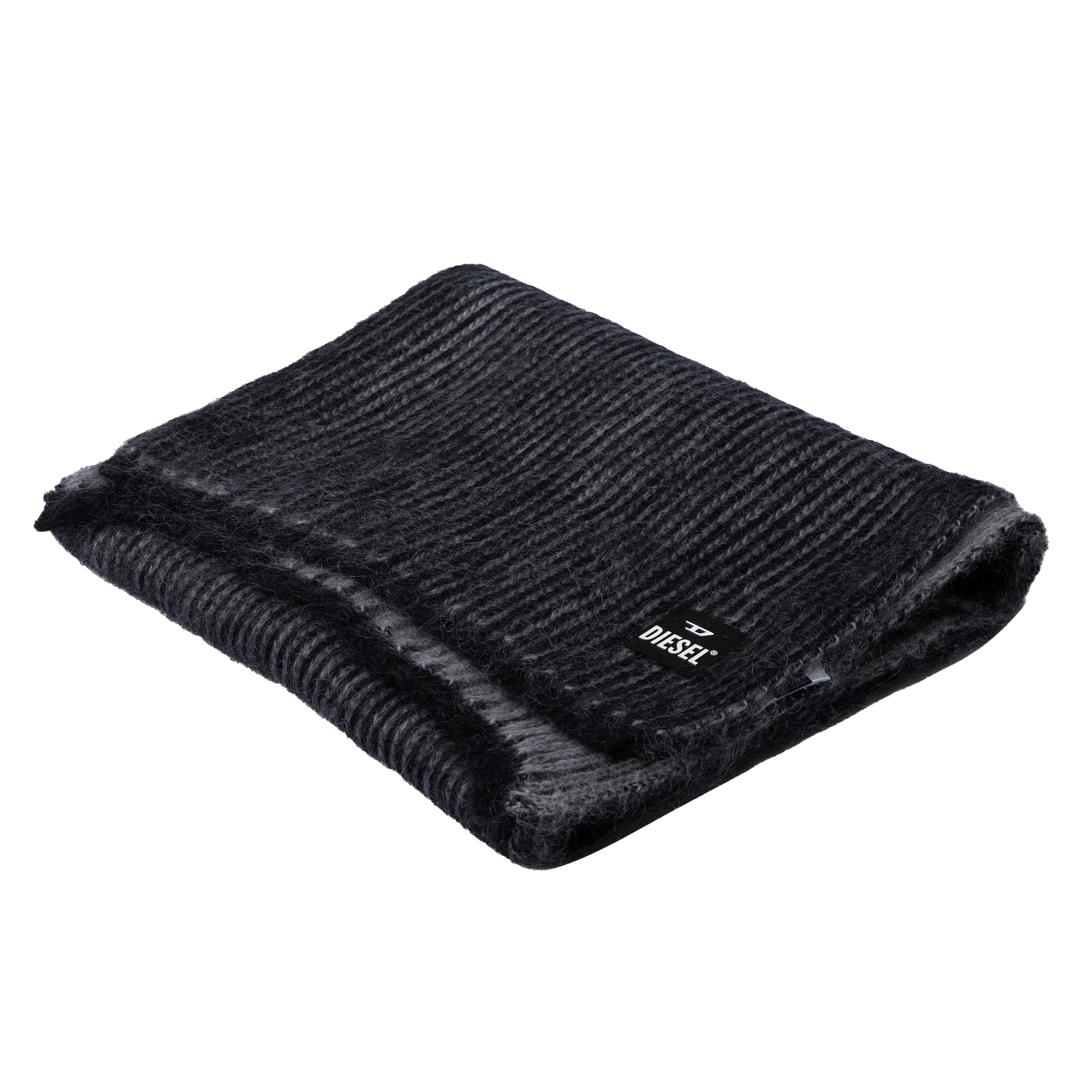 Black - Back - Diesel Unisex Adult K-Edro Mohair Scarf