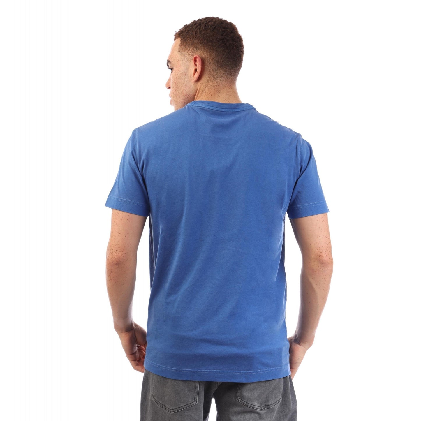Blue - Back - Gant Mens Sun Faded T-Shirt