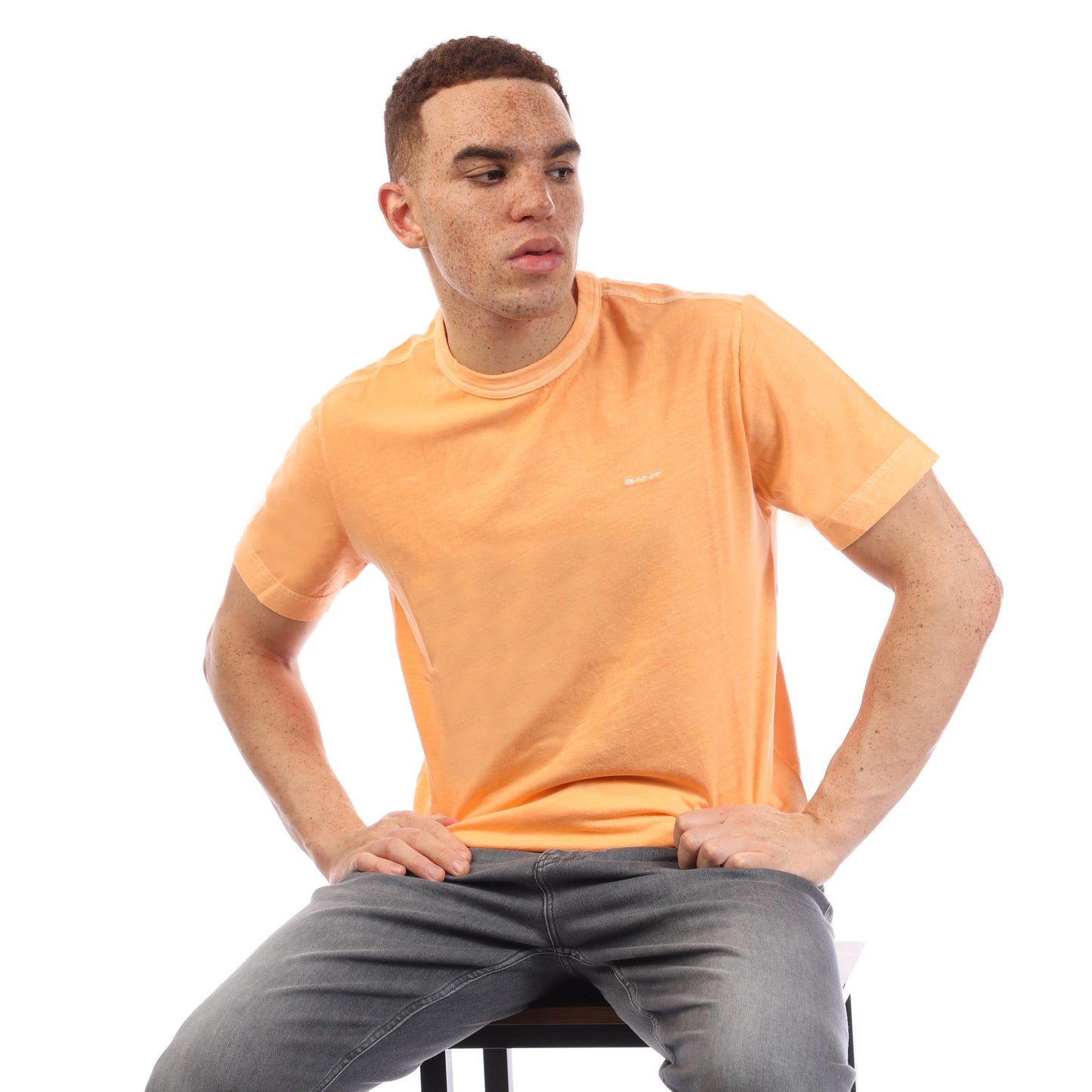 Orange - Lifestyle - Gant Mens Sun Faded T-Shirt