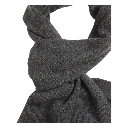 Grey - Back - Lyle & Scott Unisex Adult Lambswool Ribbed Scarf