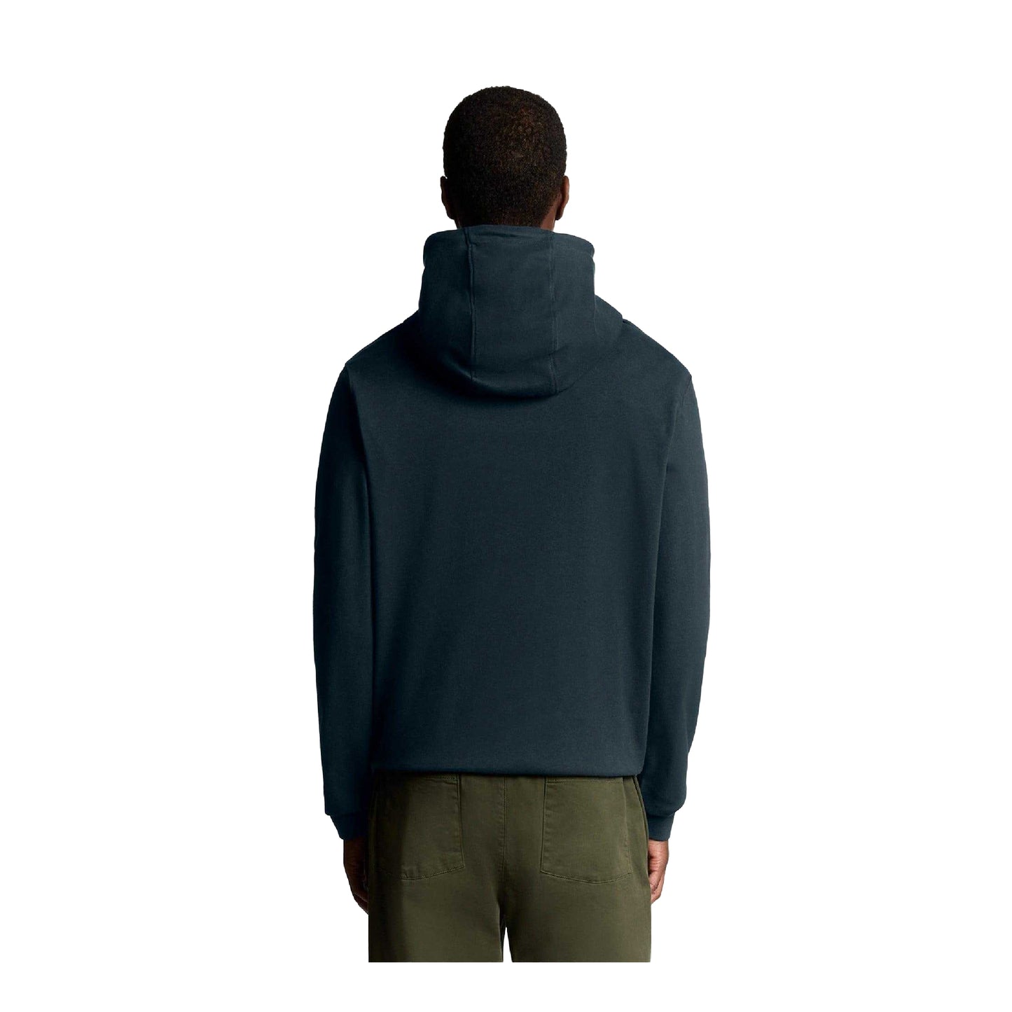 Black - Back - Lyle & Scott Mens Interlock Hoodie