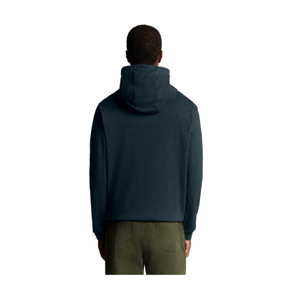 Black - Back - Lyle & Scott Mens Interlock Hoodie