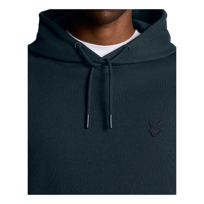 Black - Side - Lyle & Scott Mens Interlock Hoodie