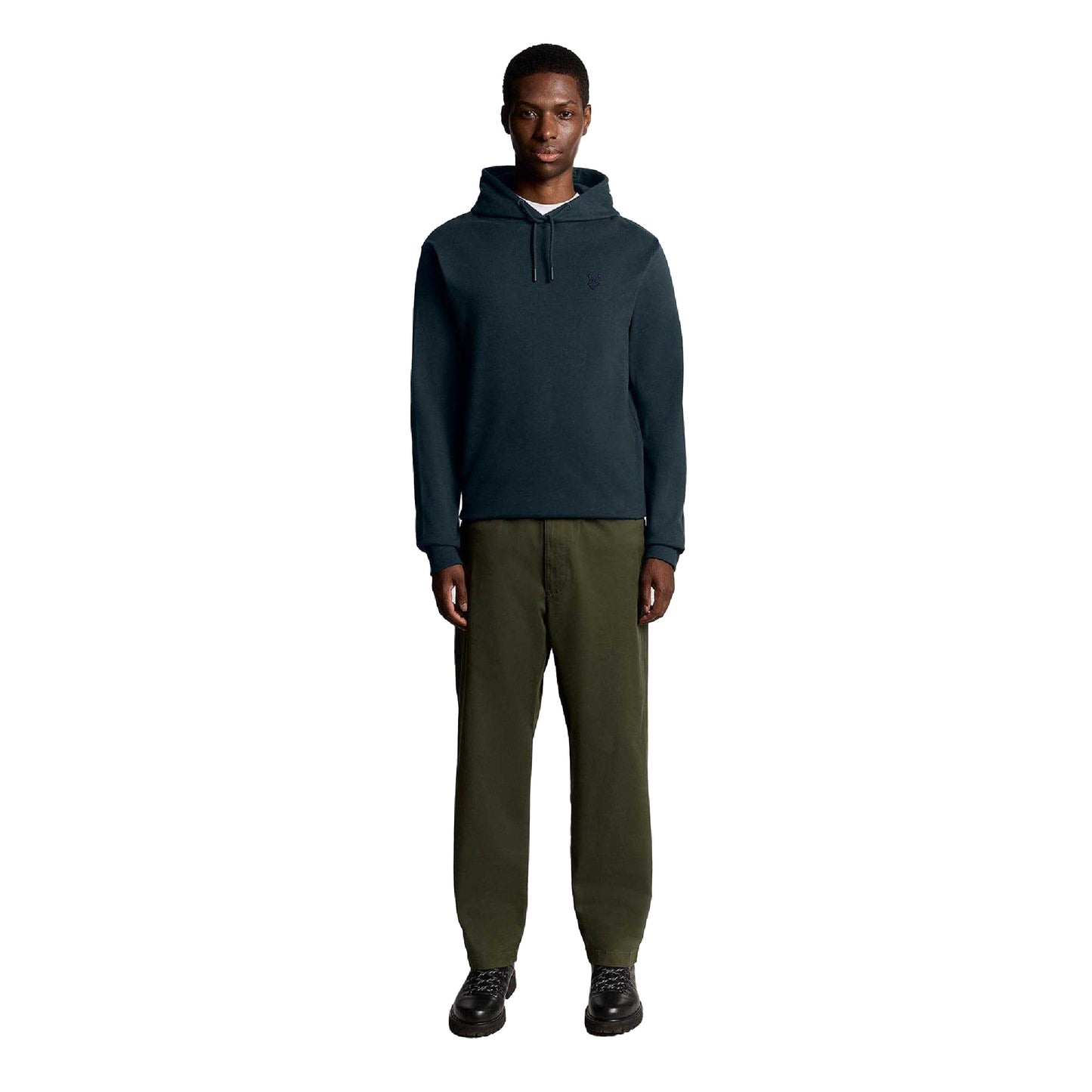 Black - Lifestyle - Lyle & Scott Mens Interlock Hoodie