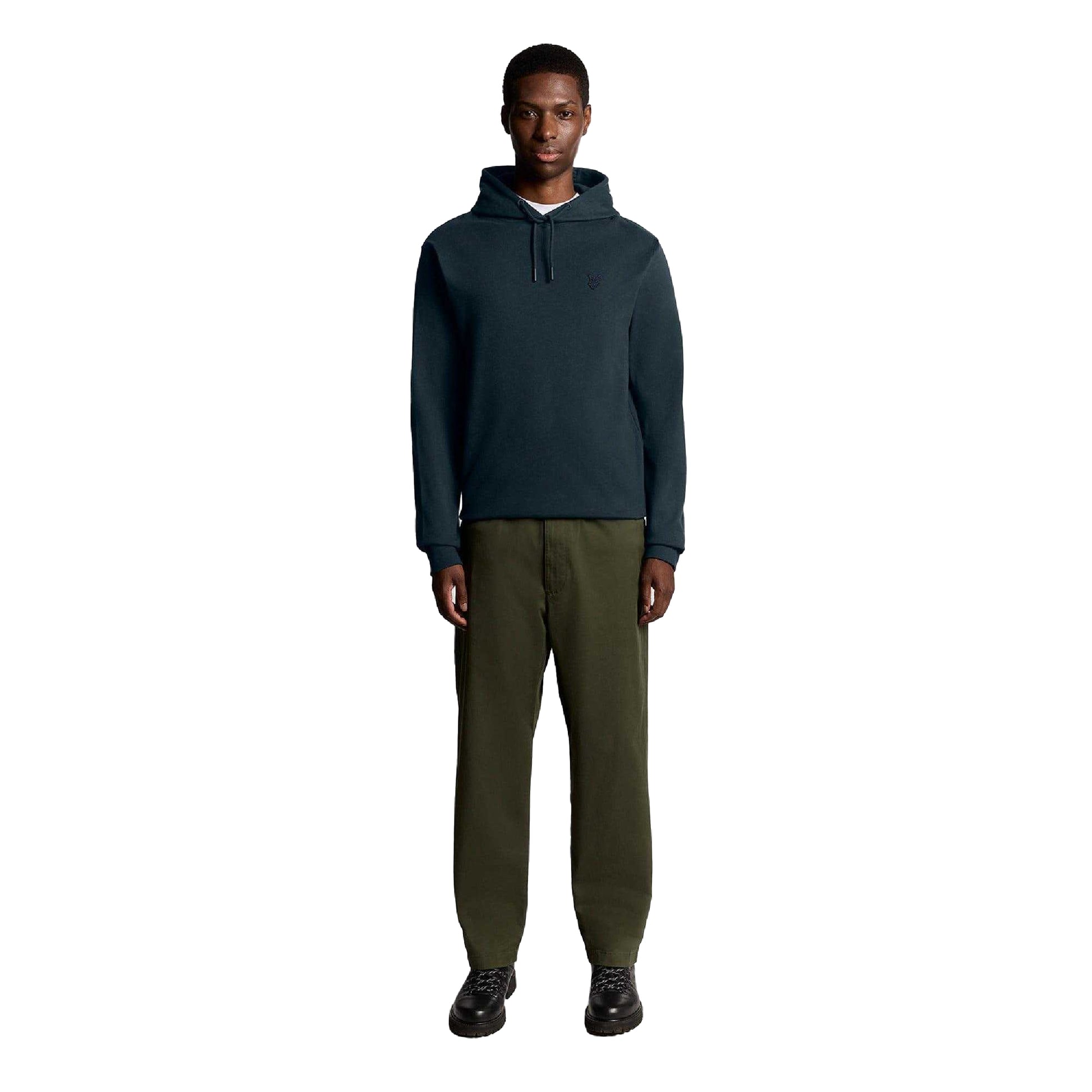 Black - Lifestyle - Lyle & Scott Mens Interlock Hoodie