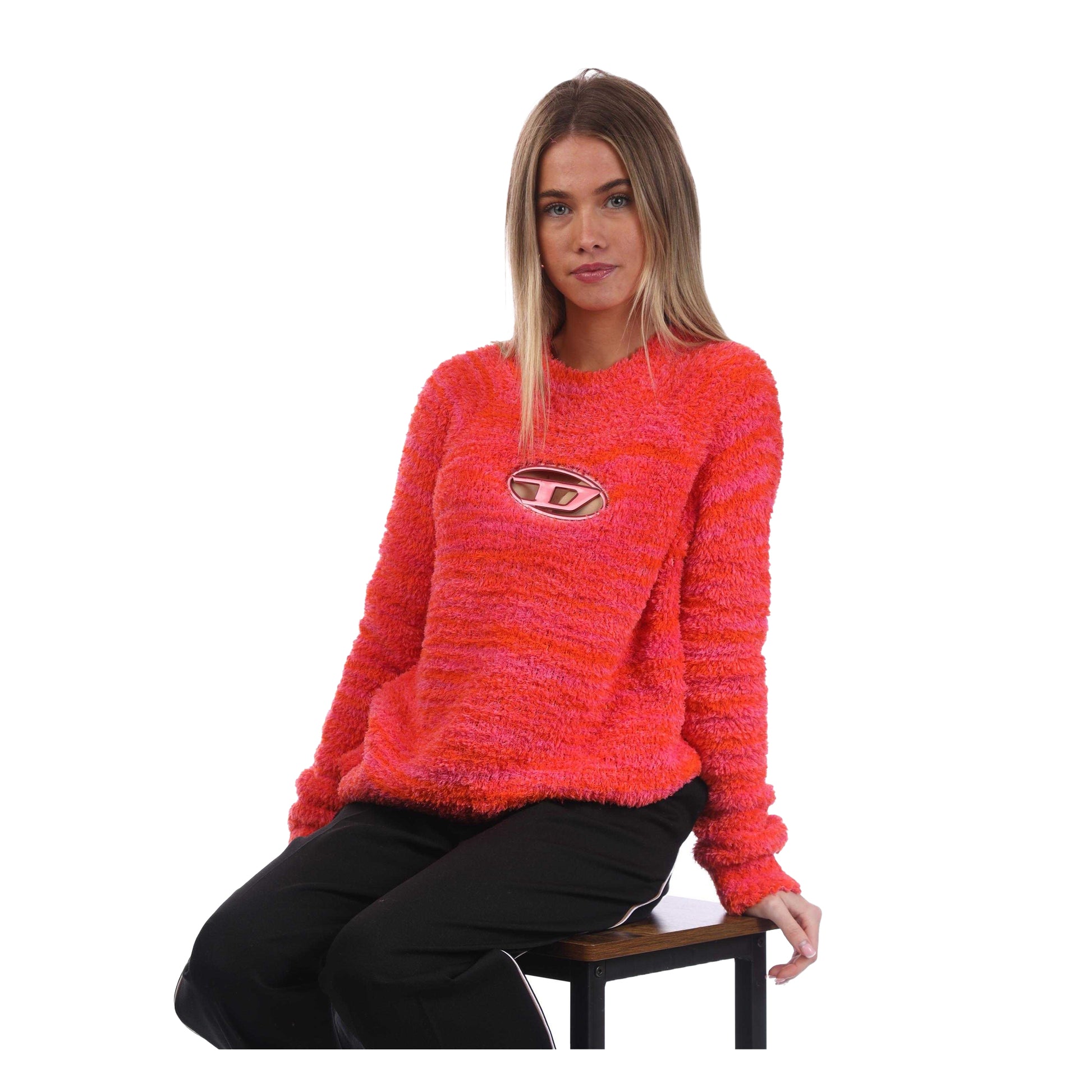 Pink - Lifestyle - Diesel Womens-Ladies M-Kyra Sweatshirt
