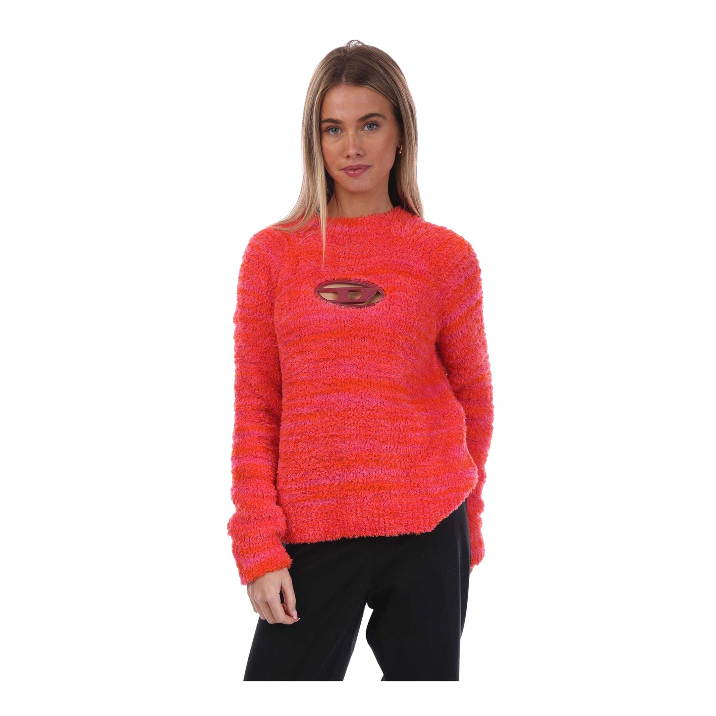 Pink - Front - Diesel Womens-Ladies M-Kyra Sweatshirt