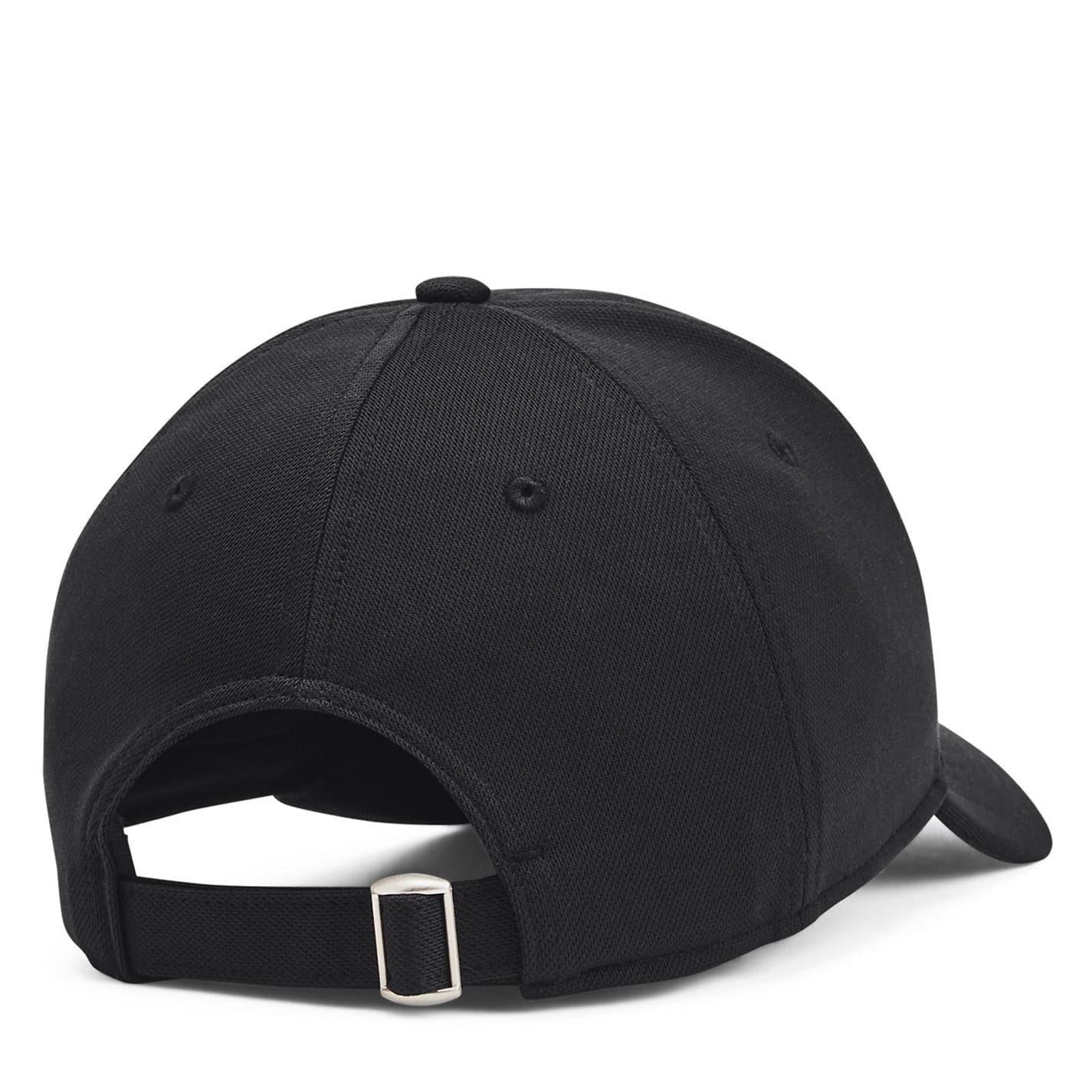 Black-White - Back - Under Armour Blitzing Adjustable Low Profile Baseball Cap