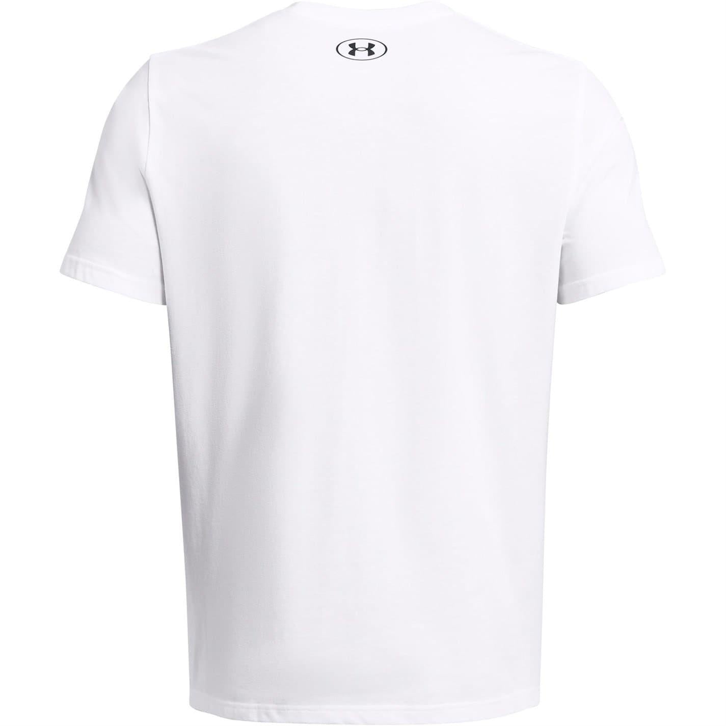 White-Black - Lifestyle - Under Armour Mens Foundation Updates Gl Short-Sleeved T-Shirt
