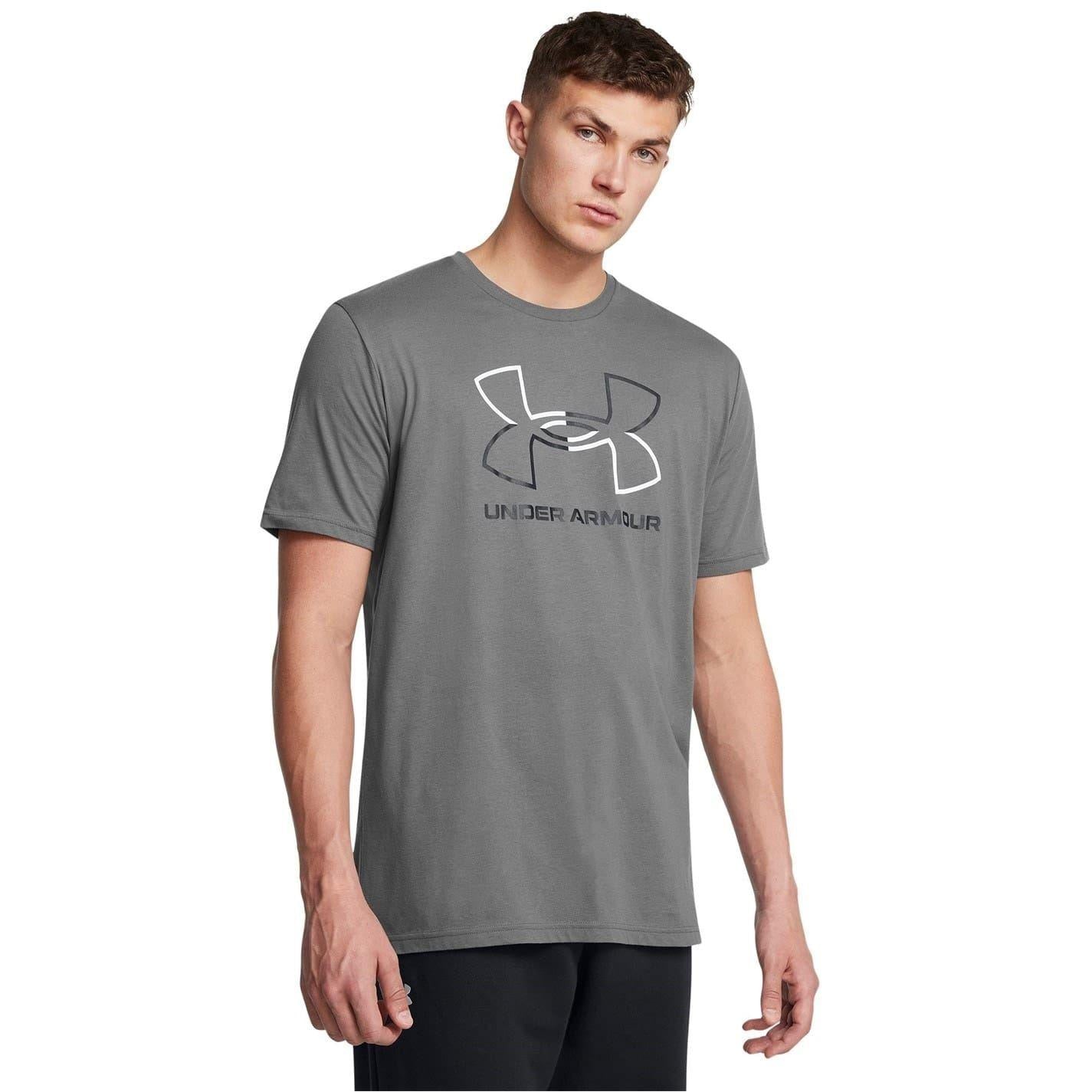 White Castlerock - Back - Under Armour Mens Foundation Updates Gl Short-Sleeved T-Shirt