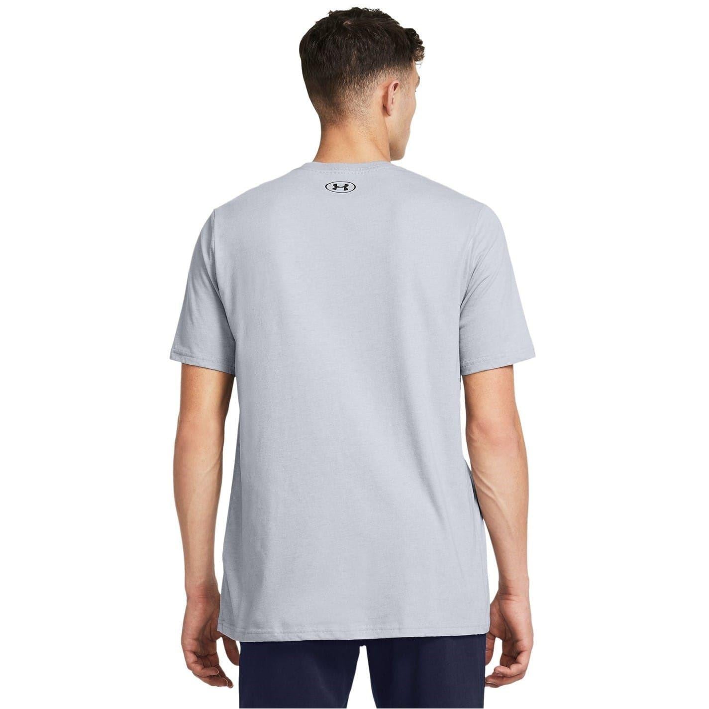 Charcoal-Black - Side - Under Armour Mens Foundation Updates Gl Short-Sleeved T-Shirt