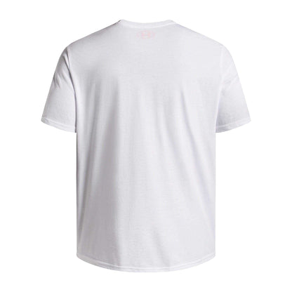 White - Back - Under Armour Mens Foundation Updates Gl Short-Sleeved T-Shirt