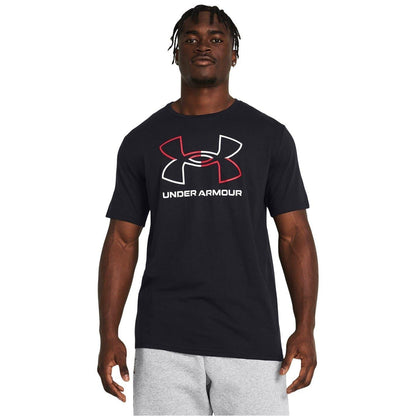 Black-White - Back - Under Armour Mens Foundation Updates Gl Short-Sleeved T-Shirt