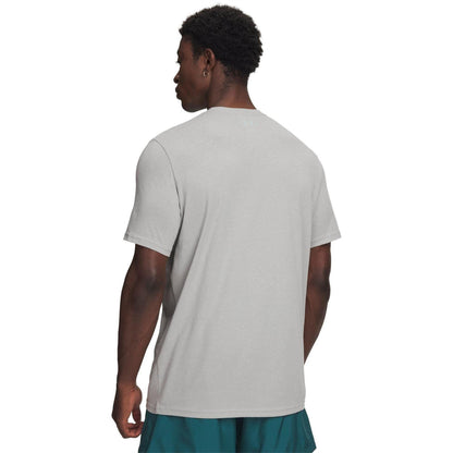 Titanium-Blue - Back - Under Armour Mens Foundation Updates Gl Short-Sleeved T-Shirt