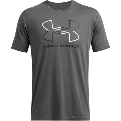White Castlerock - Front - Under Armour Mens Foundation Updates Gl Short-Sleeved T-Shirt