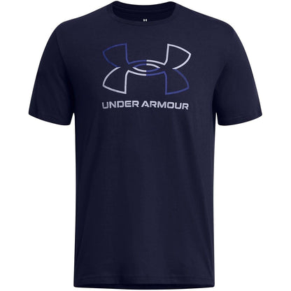 Navy-Blue - Front - Under Armour Mens Foundation Updates Gl Short-Sleeved T-Shirt