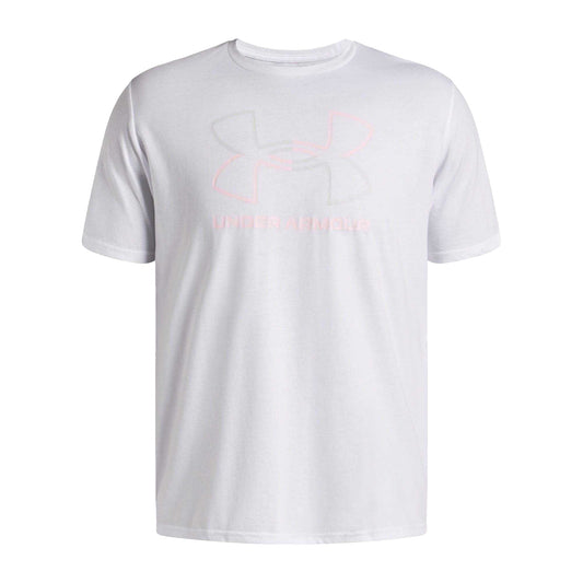 White - Front - Under Armour Mens Foundation Updates Gl Short-Sleeved T-Shirt
