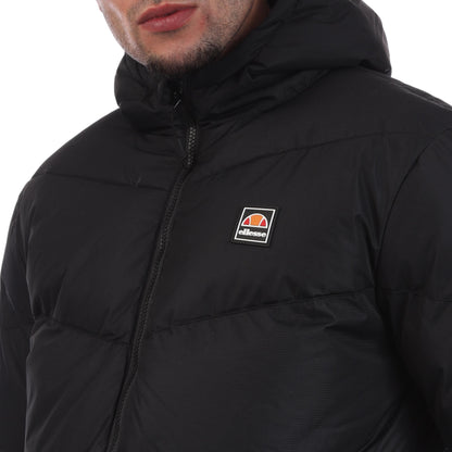 Black - Side - Ellesse Mens Performante Puffer Jacket