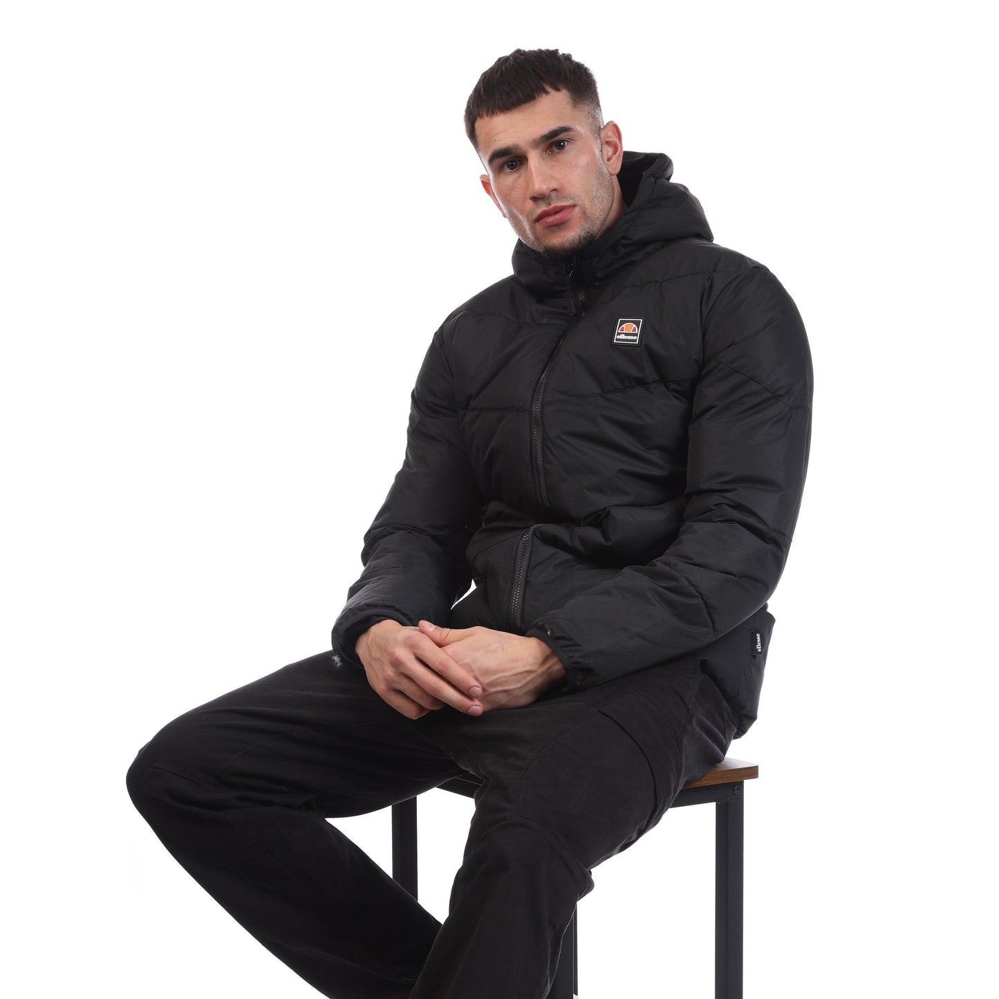 Black - Lifestyle - Ellesse Mens Performante Puffer Jacket
