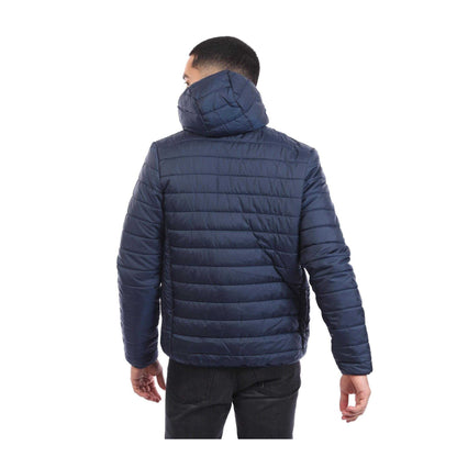 Navy - Back - Ellesse Mens Revuelto Puffer Jacket