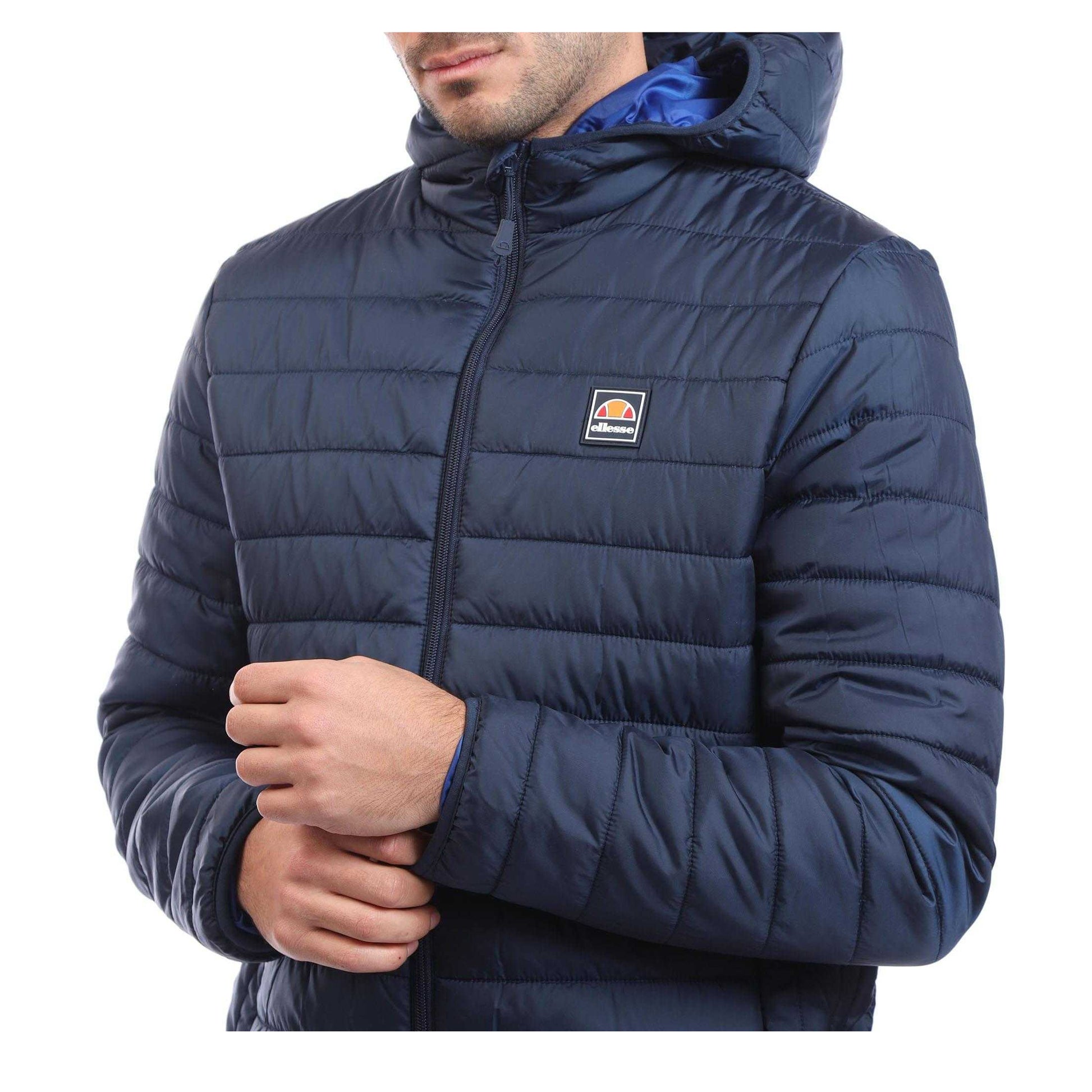 Navy - Side - Ellesse Mens Revuelto Puffer Jacket