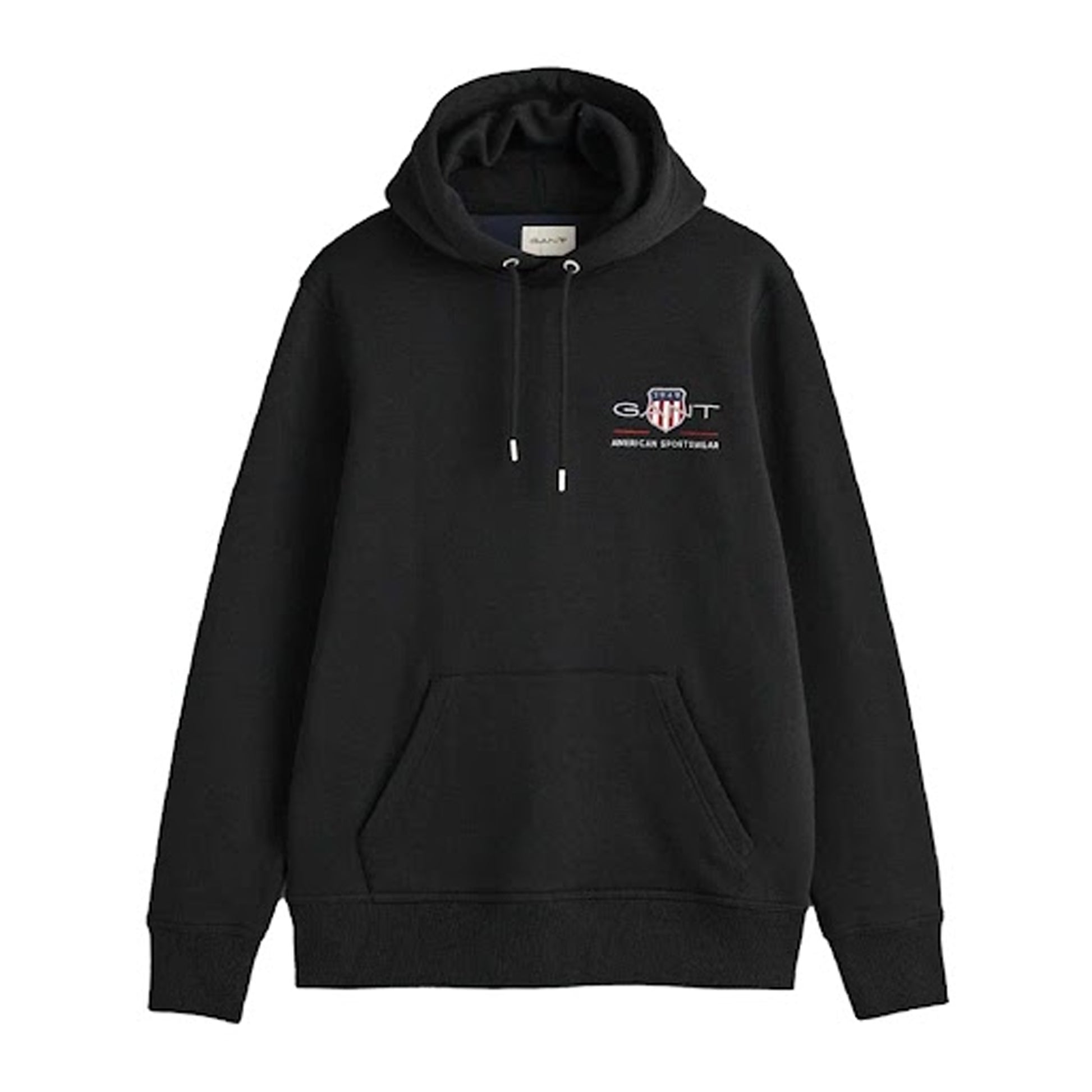 Black - Front - Gant Mens Archive Shield Hoodie