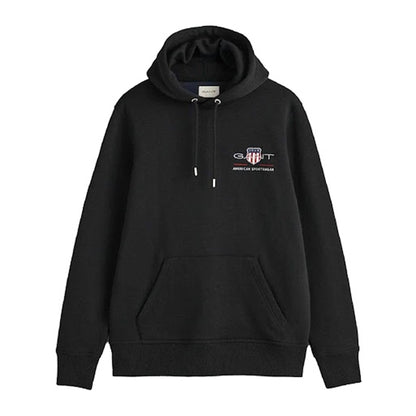 Black - Front - Gant Mens Archive Shield Hoodie