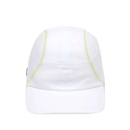 White - Front - Lacoste Mesh Panel Tennis Cap