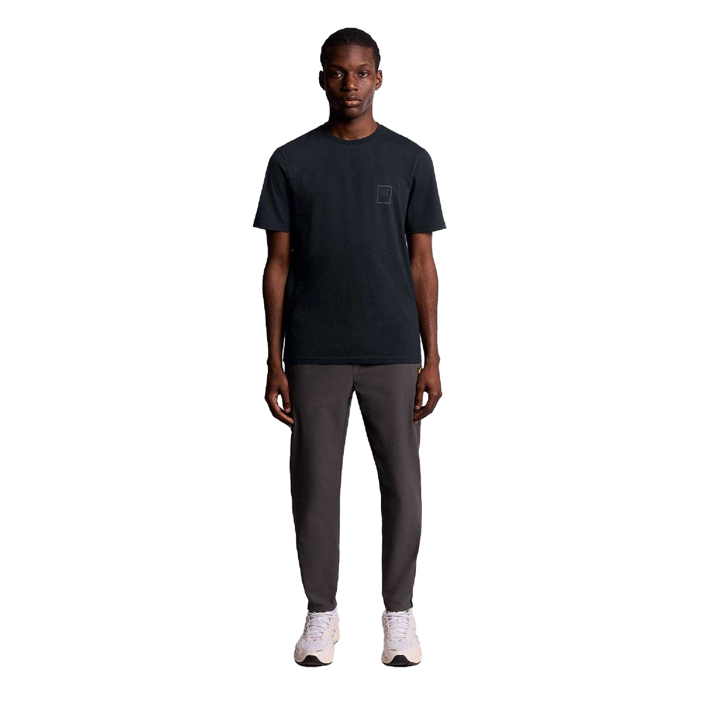 Navy - Lifestyle - Lyle & Scott Mens Graphic Rubberised Logo T-Shirt