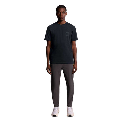 Navy - Lifestyle - Lyle & Scott Mens Graphic Rubberised Logo T-Shirt