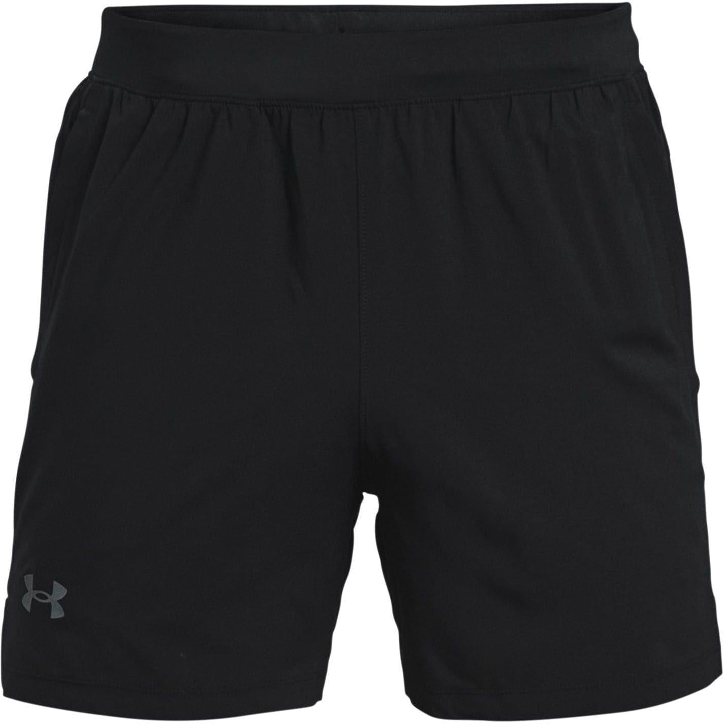 Black-Reflective - Front - Under Armour Mens Launch Shorts