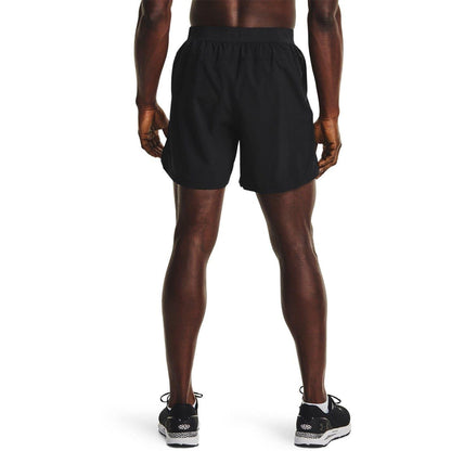 Black-Reflective - Side - Under Armour Mens Launch Shorts