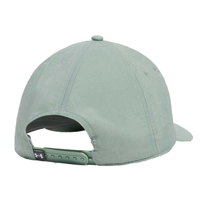 Green - Back - Under Armour Essential Adjustable Nylon Mid Profile Baseball Cap