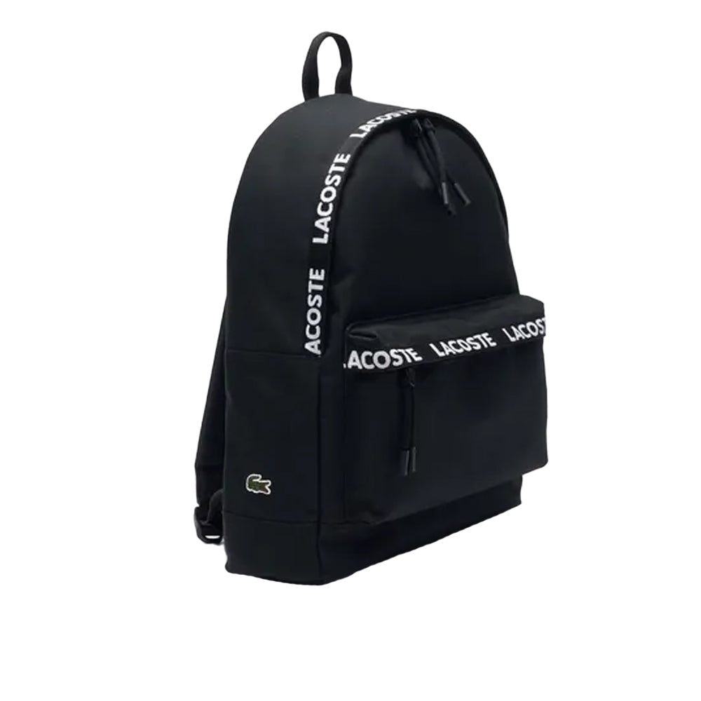 Black - Side - Lacoste Neocroc Backpack