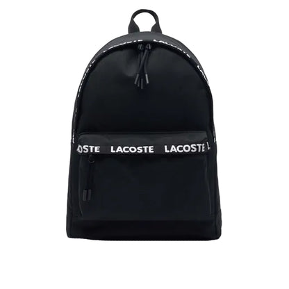 Black - Front - Lacoste Neocroc Backpack