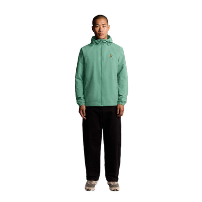 Green - Lifestyle - Lyle & Scott Mens Full Zip Hooded Jacket
