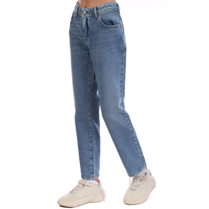Blue - Back - Diesel Womens-Ladies 2002 Slim Jeans