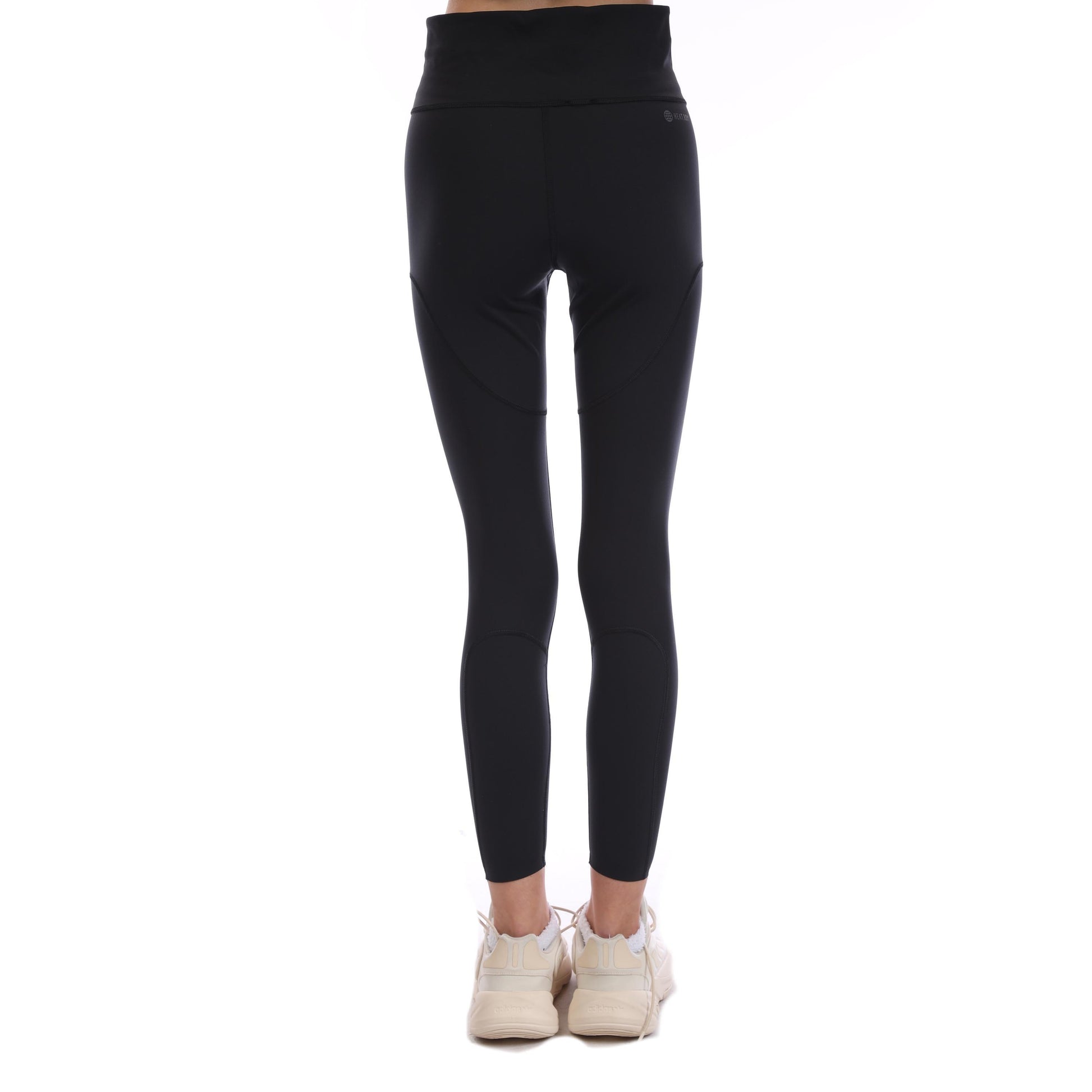 Black - Side - Adidas Womens-Ladies HIIT Luxe Tailored Leggings