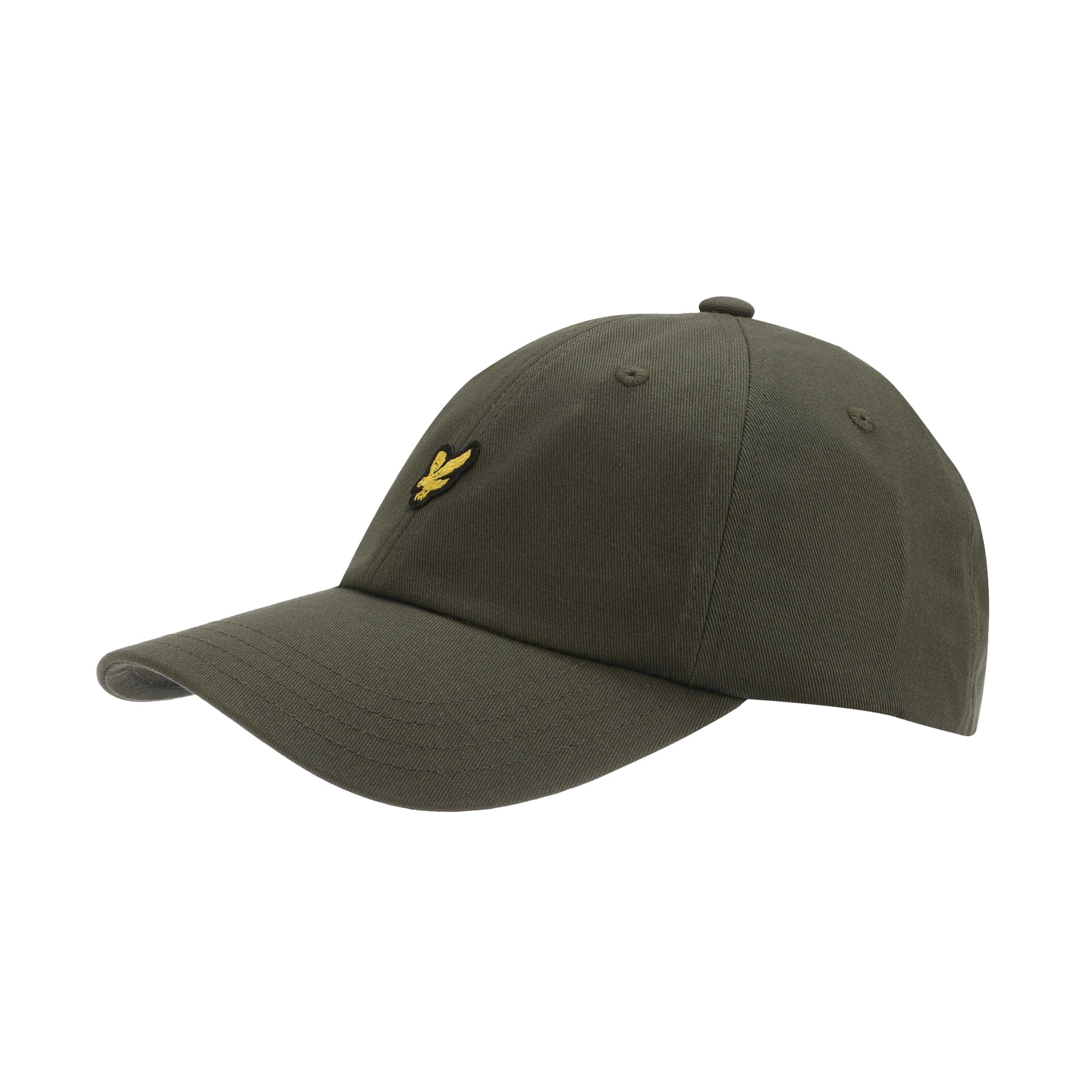 Green - Front - Lyle & Scott Embroidered Logo Baseball Cap