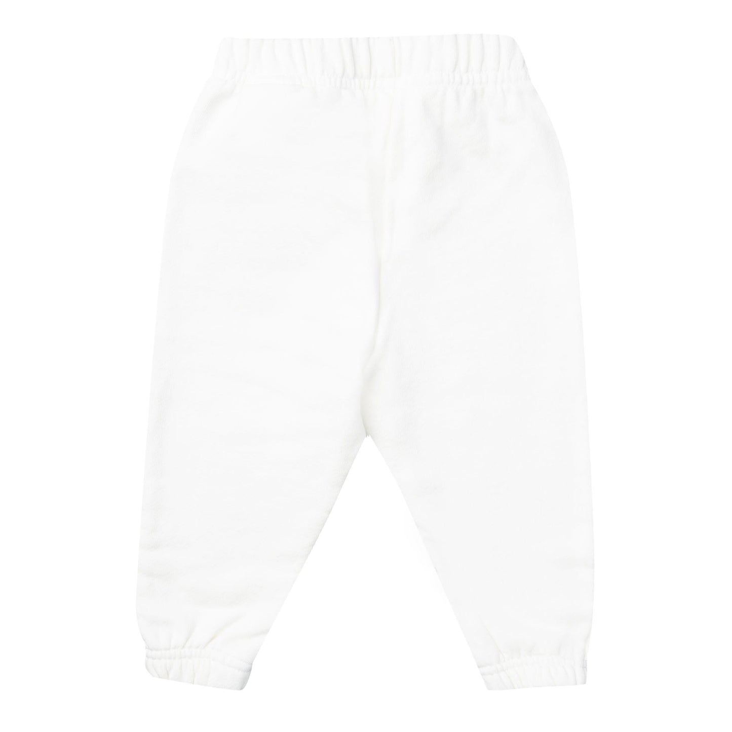 White - Front - Off White Baby Funny Jogging Bottoms