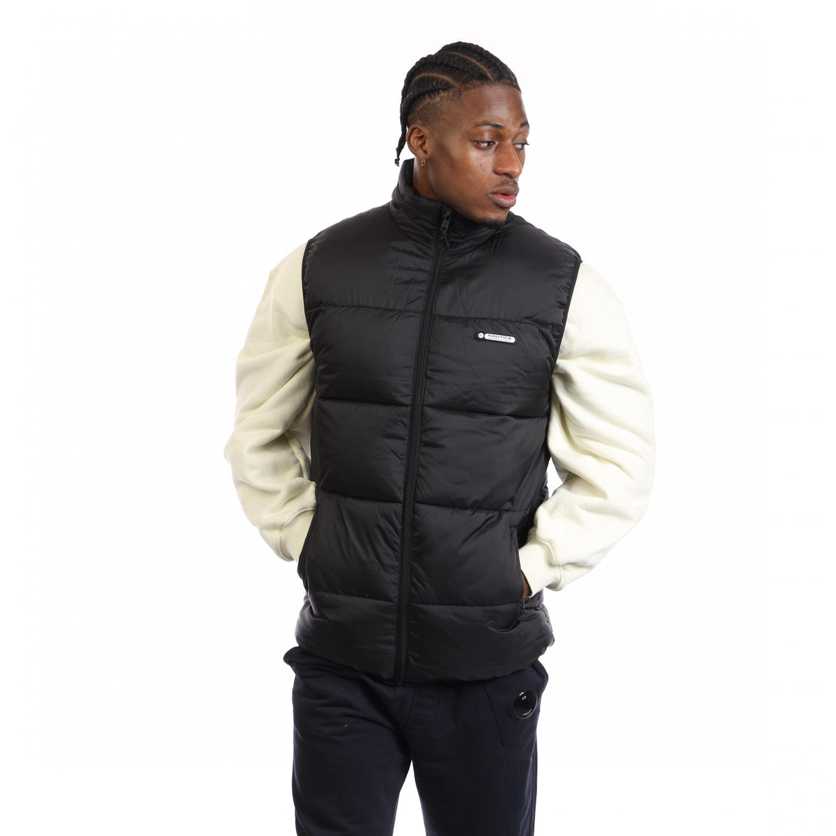 Black - Front - Nautica Mens Spitalfields Gilet