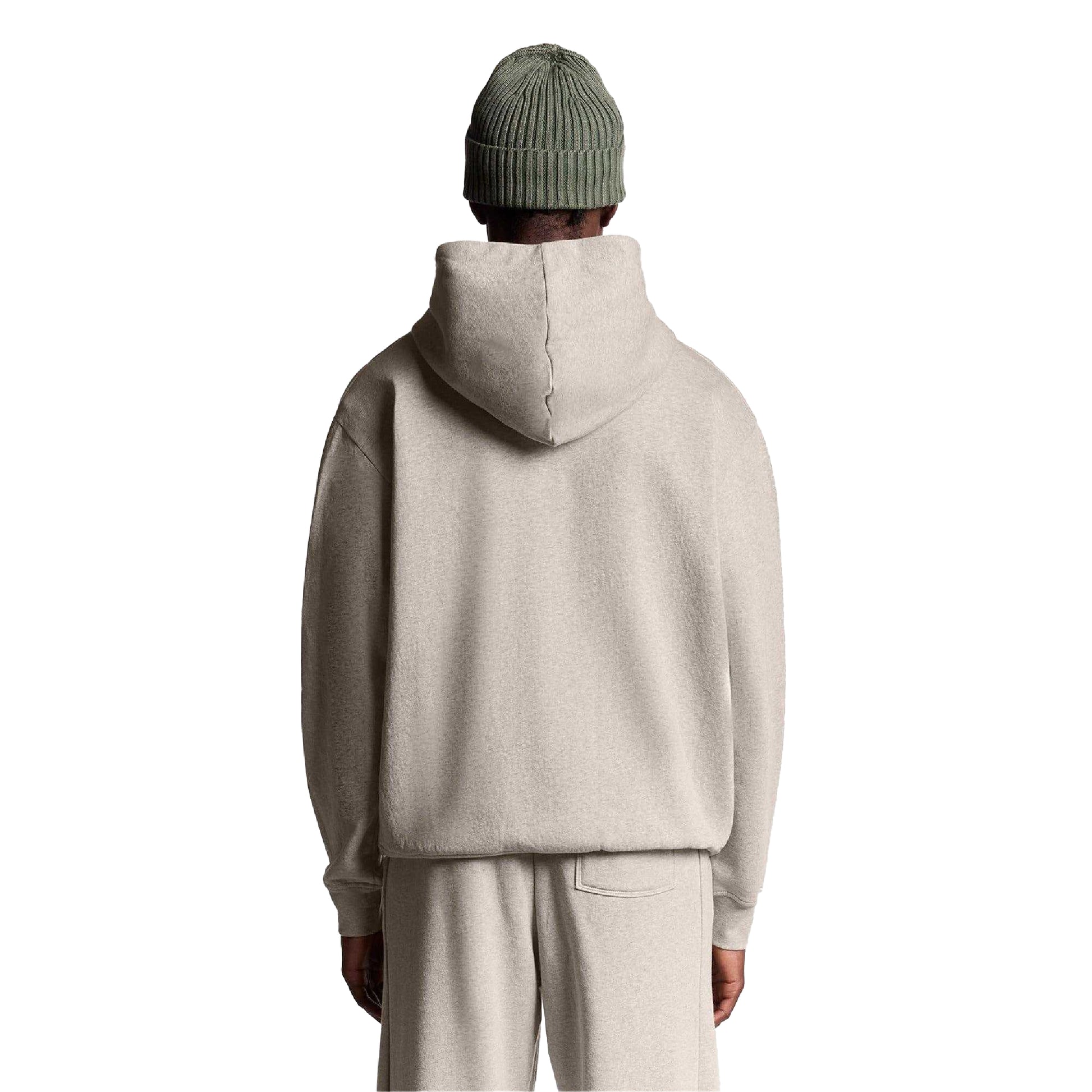 Beige - Back - Lyle & Scott Mens Lounge Full Zip Hoodie