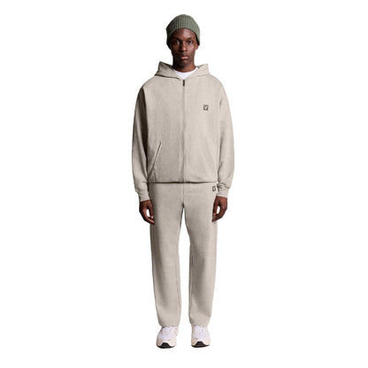 Beige - Lifestyle - Lyle & Scott Mens Lounge Full Zip Hoodie
