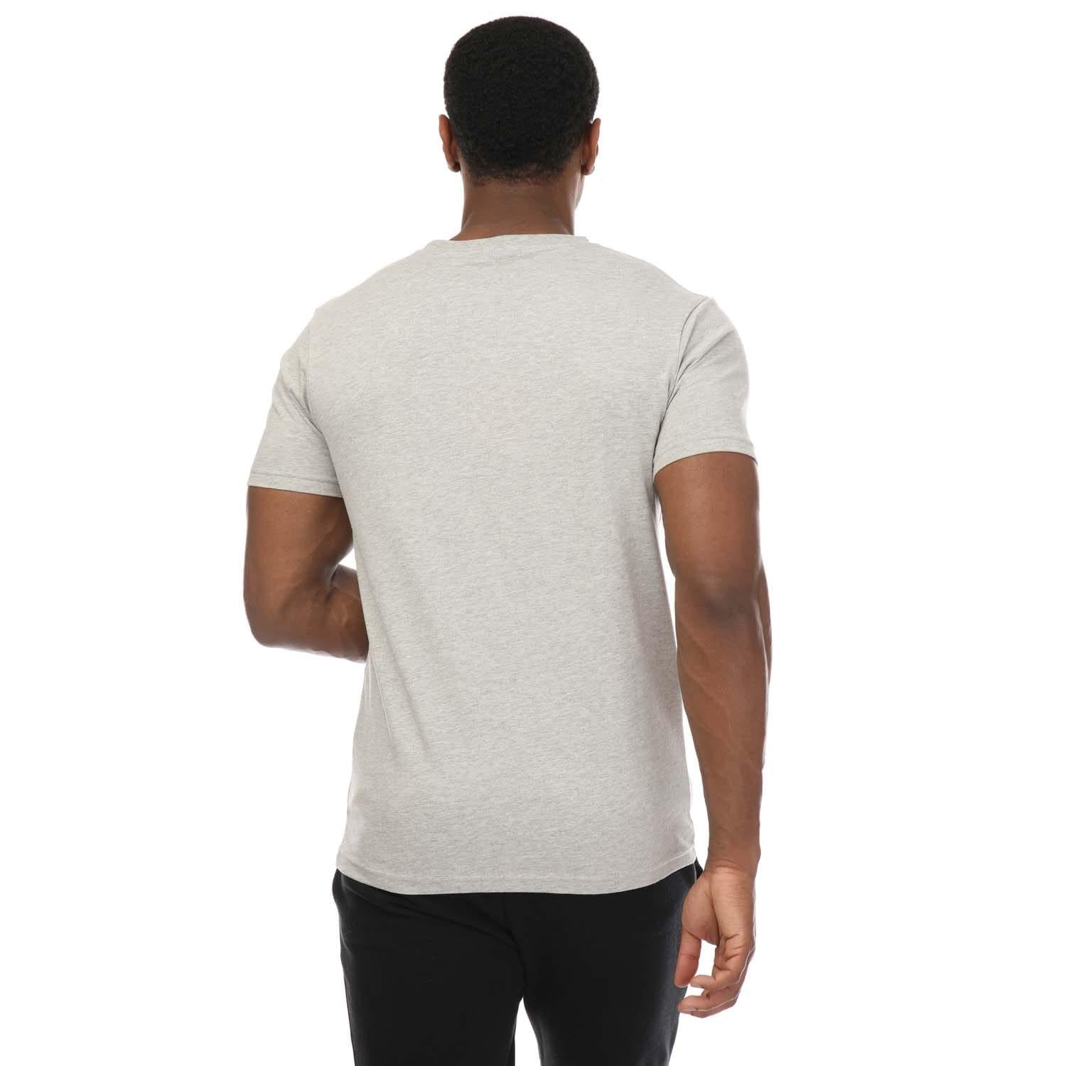Grey - Back - Ellesse Mens Opizzi T-Shirt