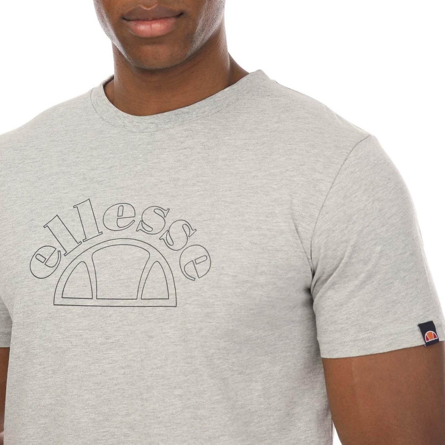 Grey - Side - Ellesse Mens Opizzi T-Shirt