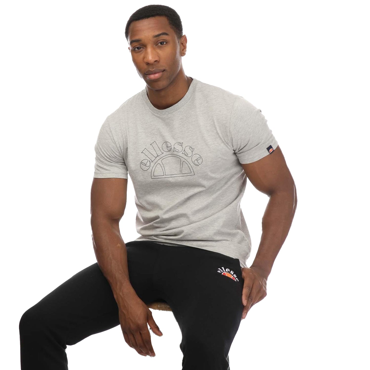 Grey - Lifestyle - Ellesse Mens Opizzi T-Shirt