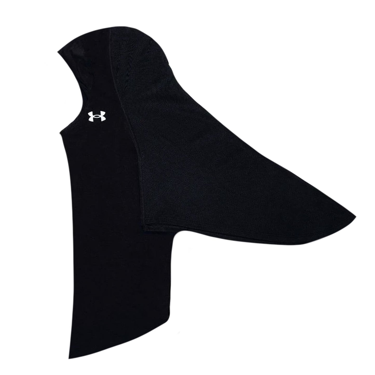 Black - Pack Shot - Under Armour Womens-Ladies Extended Sport Hijab