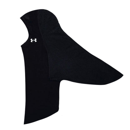 Black - Pack Shot - Under Armour Womens-Ladies Extended Sport Hijab